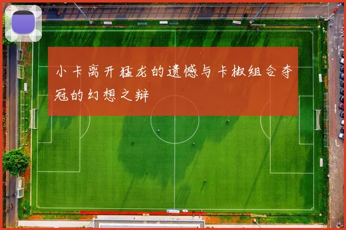 小卡离开猛龙的遗憾与卡椒组合夺冠的幻想之辩